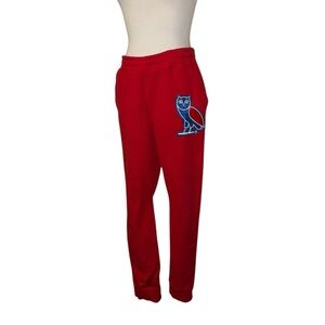 OVO October’s Very Own Red Jogger Sweatpants – Size S